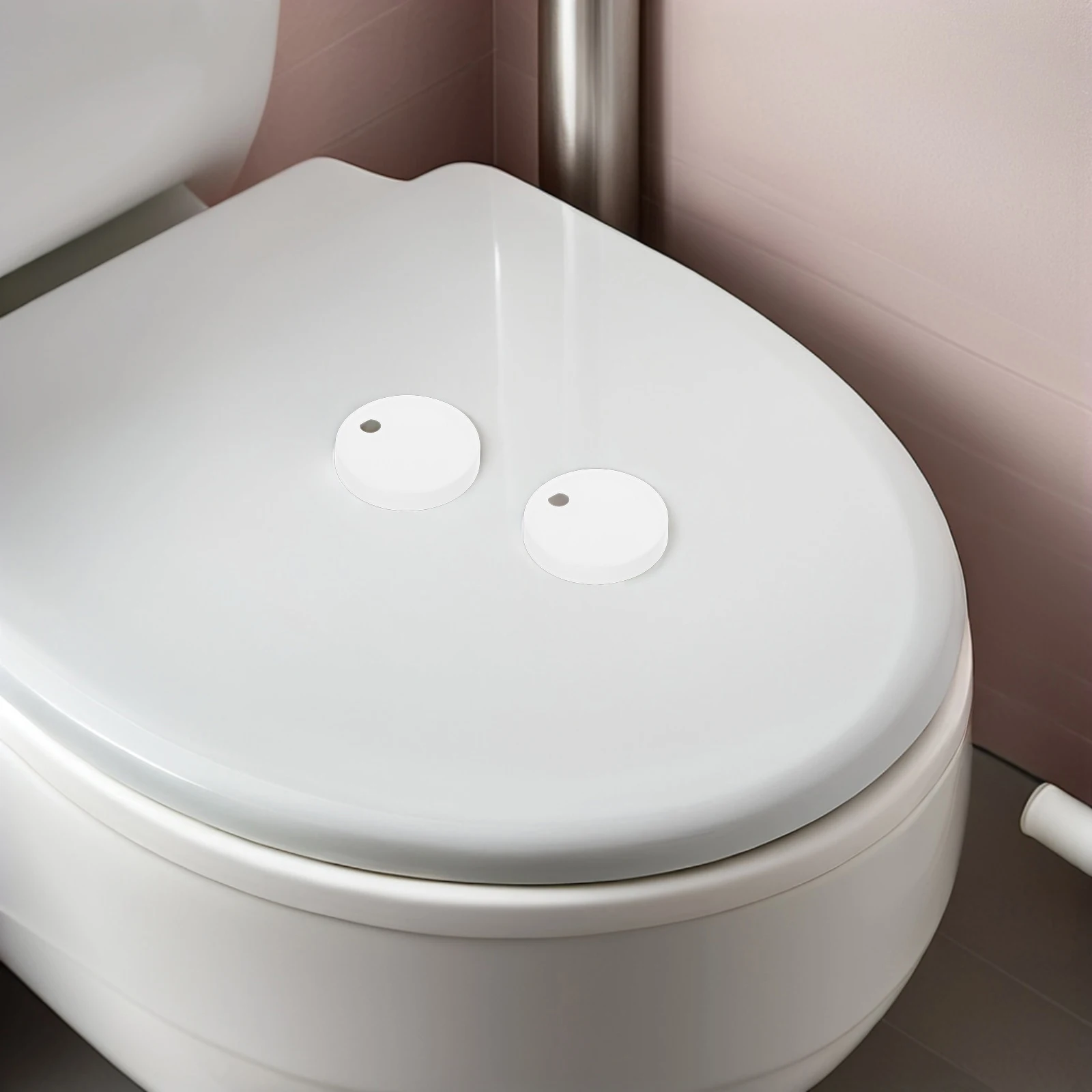 

4pcs Toilet Bolt Covers 45Mm Plastic Screw Caps Universal Fit For Toilet Seat Hardware Protection Replacement Mounting Nut