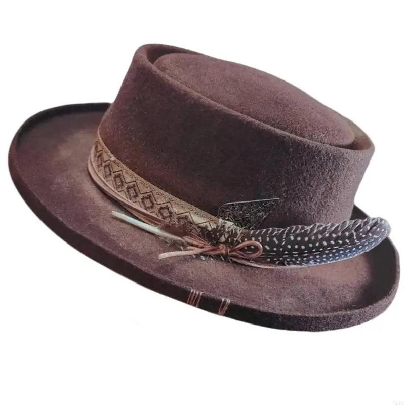 2026 New Soft Wool Felted Hat Militaries Green Hat Windproofed Warm Hat Comfortable Hat for Travel and Everyday Wear
