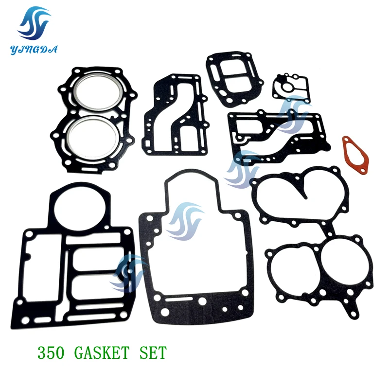 350 GASKET SET For Tohatsu Mercury Head Cover Outboard Motor 2-Stroke 15HP 18HP,351-01005-0,3H6-01032-0,27-803663