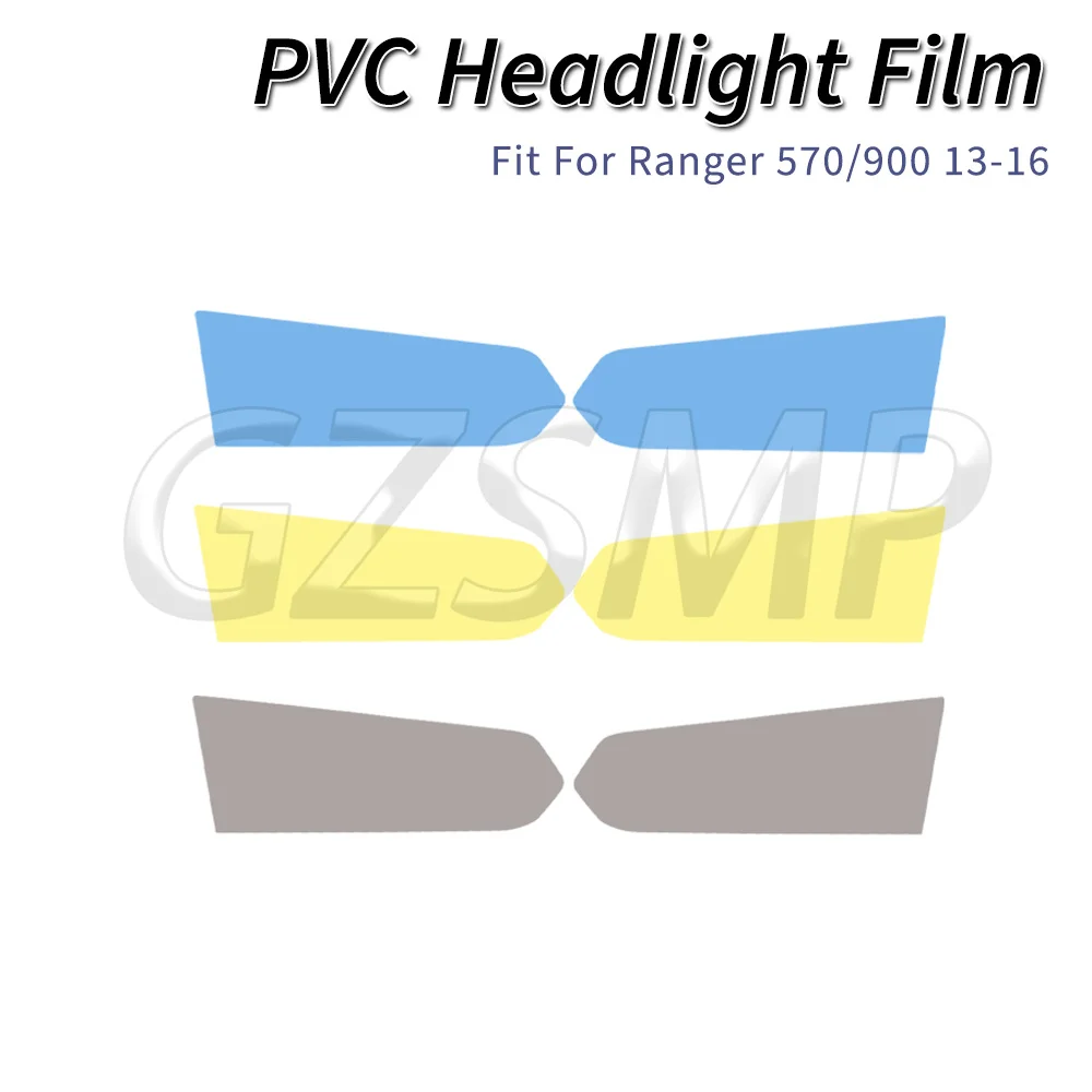 Motorcycle Deco Sticker Fit for Ranger 570 900 1000 XP Diesel ATV Transparent PVC Film Anti Scratch Headlight Cover Film