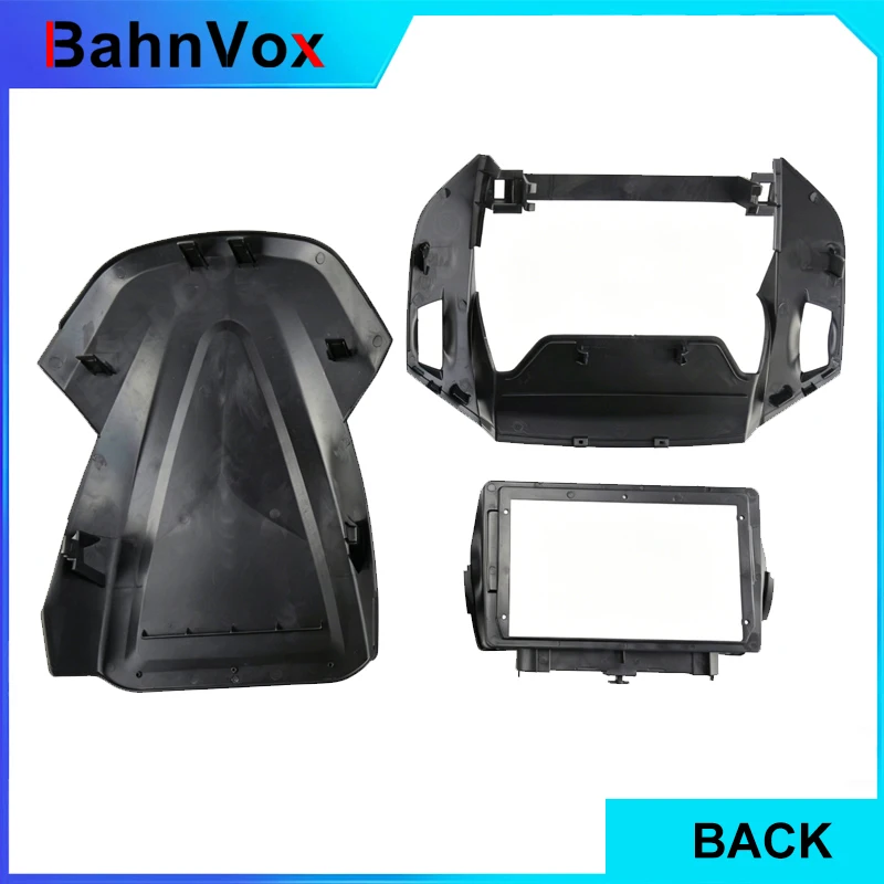 9 inch Android Car Radio frame for Ford Escape Kuga c-max 2 2013-2016 2din Stereo GPS Fascia bezel Panel Adapter wire harness