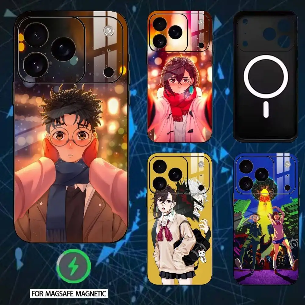 

Momo D-Dandadan Okarun Phone Case For iPhone 17,16,15,14,13,12,Plus,Pro,Max For Magnetic Wireless Charge