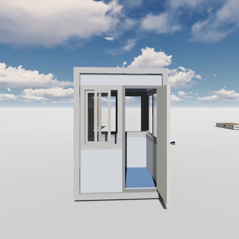 Sandwich Panel Prefab Guard House for Aliexpress, Toll Booth Tool Room, Security Kiosk Sentry Box