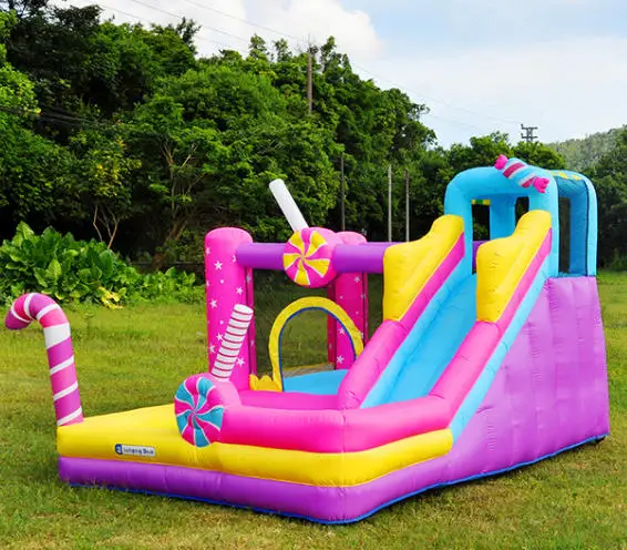 Rock Climbing Home Inflatable Castle Family Kids Play Center Bouncy Castle Trampoline Outdoor Market Stall Trampoline with Slide