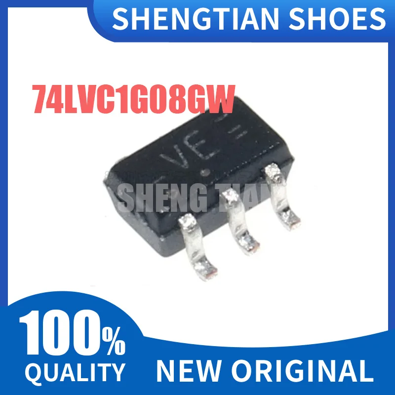(10piece)100% New 74LVC1G08GW 74LVC1G08G 74LVC1G08 VE sot-353 Chipset