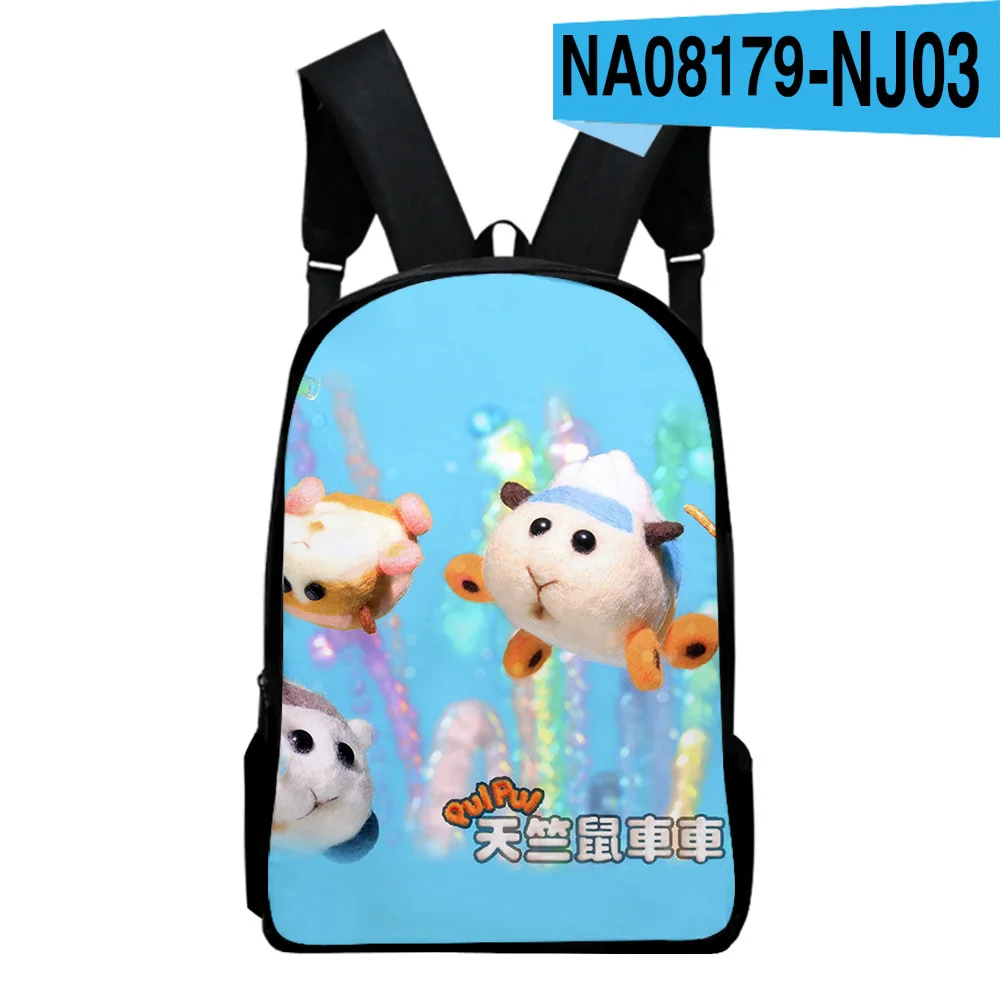 Classic Popular Harajuku PUI PUI Notebook Backpacks pupil School Bags 3D Print Oxford Waterproof Boys/Girls Laptop Backpacks