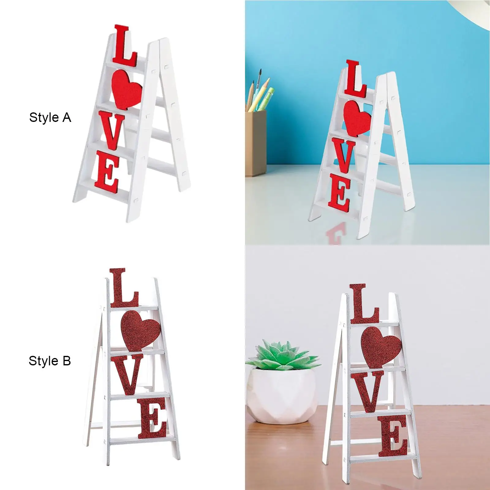 Love Ladder Bedside Creative Living Room Wedding Valentines Day Decoration