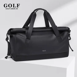 GOLF Luggage Travel Bags Men Oxford Duffle Travelling Hand Bag Waterproof Black Large Size Dry Wet Separation Coach Bag Man 50L