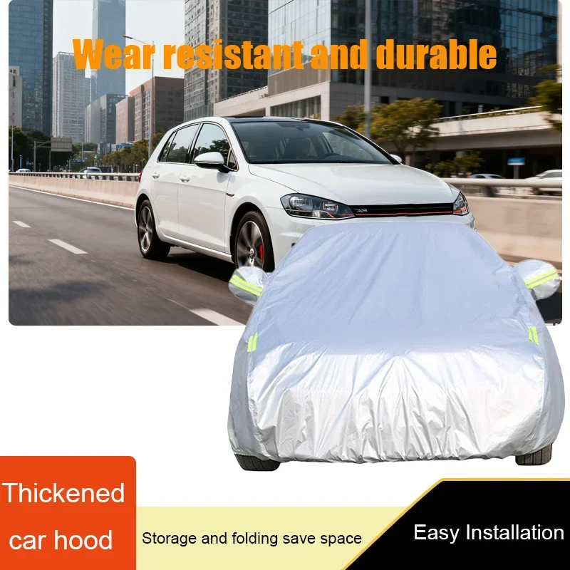 Suitable for the general public, a full set of outdoor UV-blocking sunshade curtains, snow-proof, Oxford cloth car covers