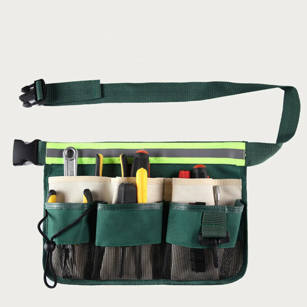 حديقة أداة فاني حزمة دائم متعدد جيب الخصر حقيبة المنظم حزام قابل للتعديل حقيبة المرافق لعمال البناء