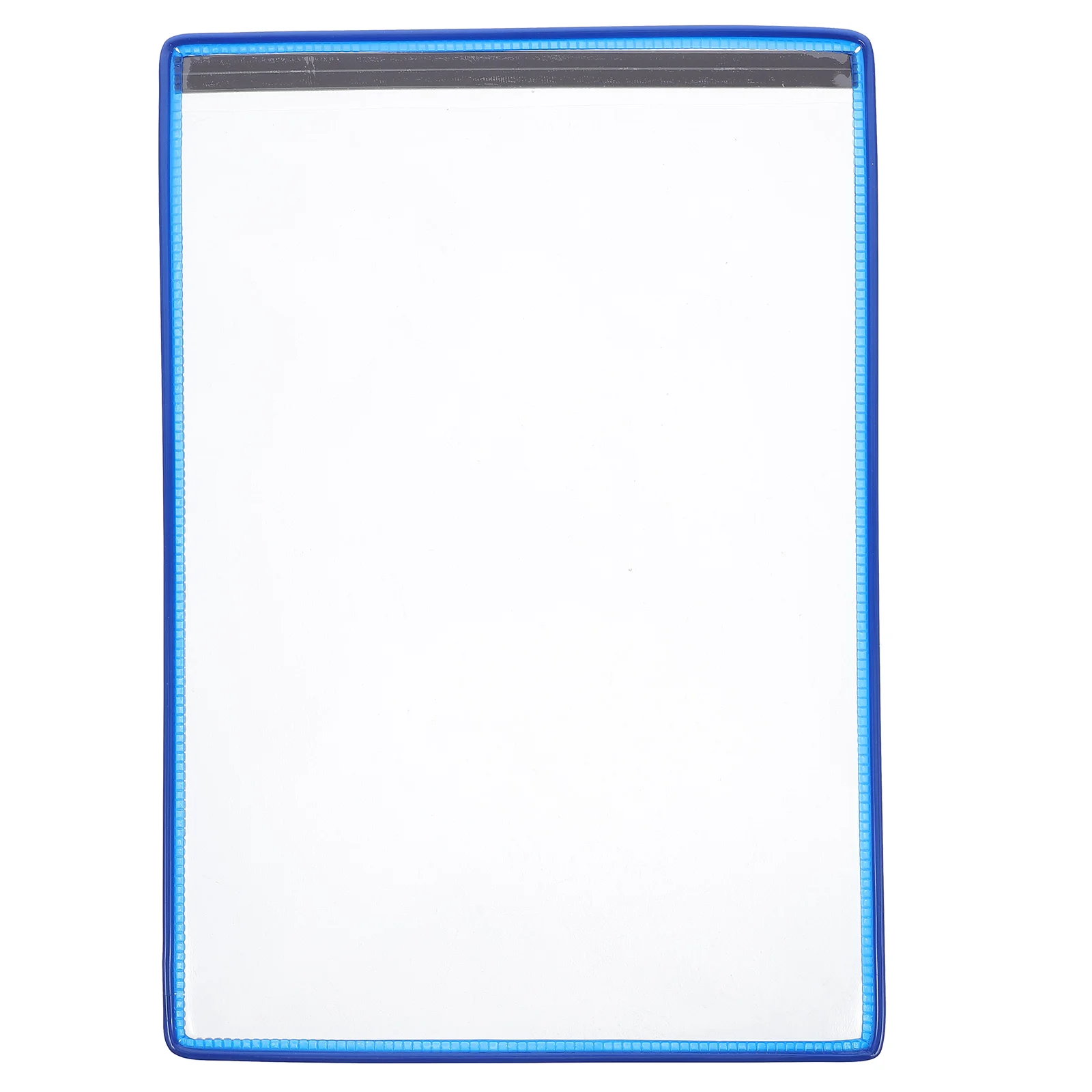 Magnetic File Pockets Wall Mount Document Organizer For Fridge Whiteboard Office Classroom Storage Pocket Blue
