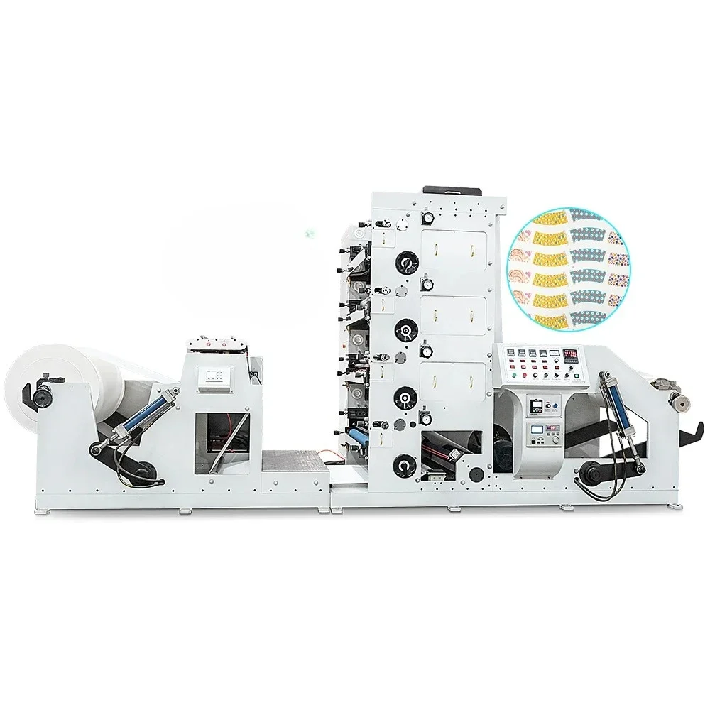 Customized Hot Sale Fully Automatic High Performance 4 Colour Flexo Printing Machine