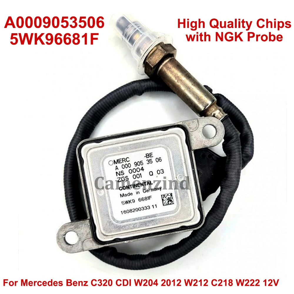 

A0009053506 5WK96681F Continental Inlet Nitrogen Oxide NOx Sensor For Mercedes Benz C320 CDI W204 2012 W212 C218 Sprinter 12V
