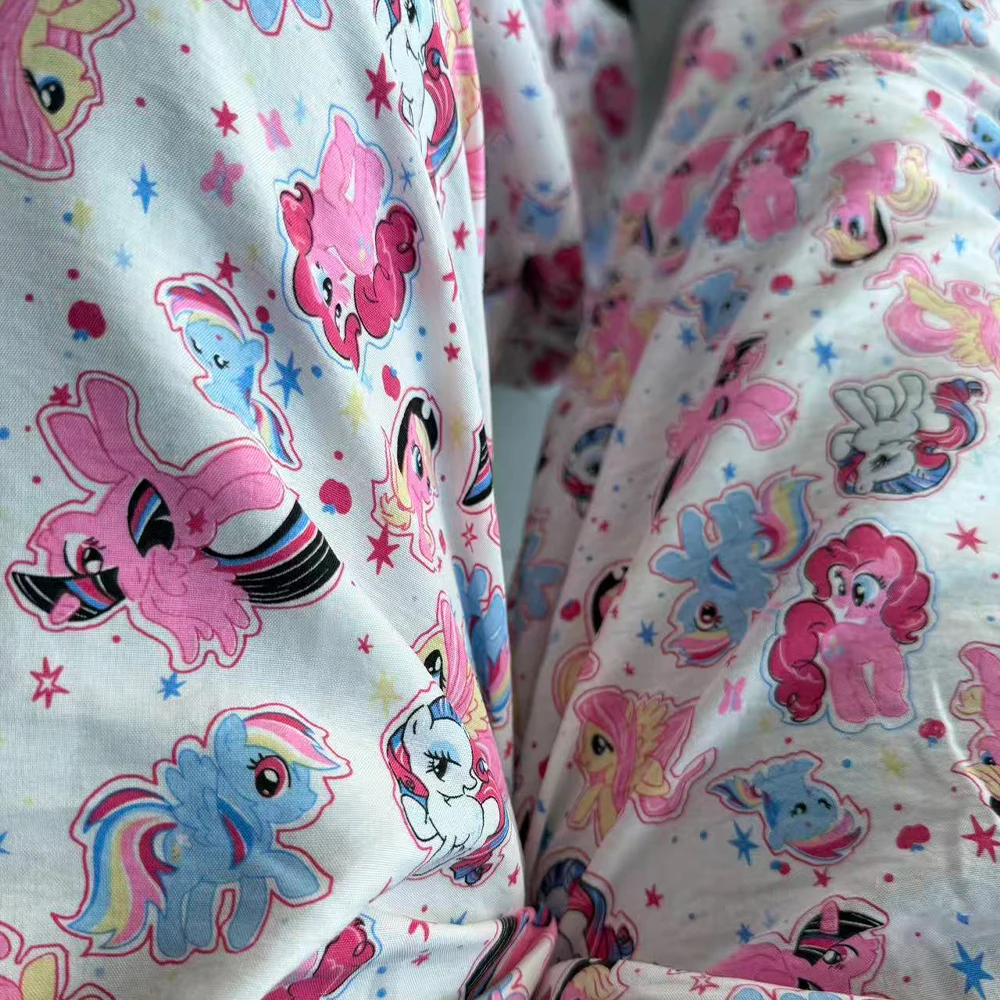 Cute My Little Pony Pajama Pants Anime Lady Thin Cartoon Printed Long Pants Loose Leisure Homewear Student Pajamas Girl Gif view 4