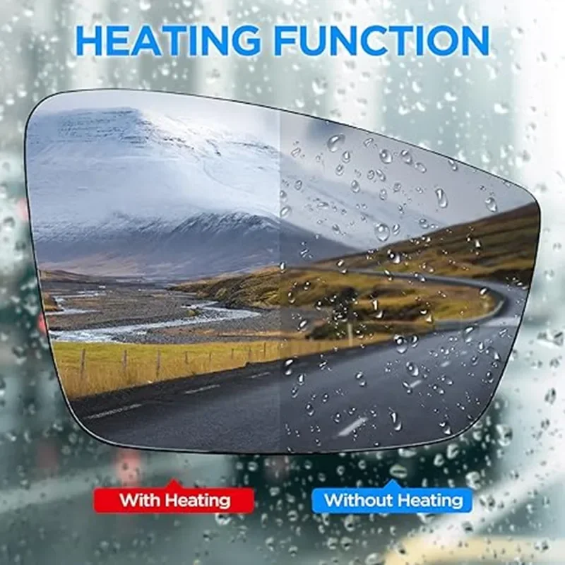 Car Side Heated Rearview Mirror Glass left right for TOYOTA YARIS 2006 2007 2008 2009 2010 2011 2012 SCION xD 2008 - 2014
