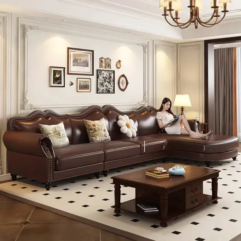 Cushion Massage Living Room Sofas Brown Vintage Nordic Modern Living Room Sofas Modular Cute Banken Woonkamer Furniture For Home