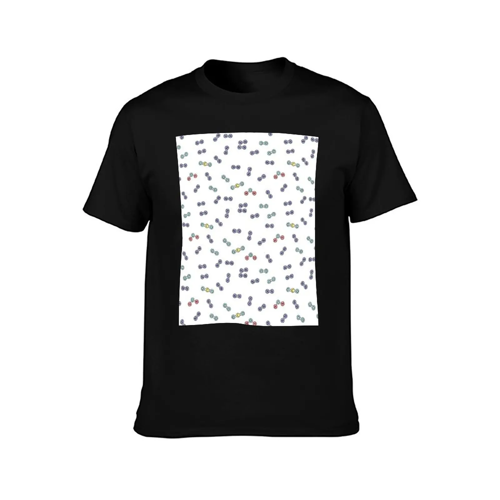 Atmosphere chemical structure - Chemist molecule chemistry joke T-Shirt Basic Plain Tee for Spring and Summer T-Shirt