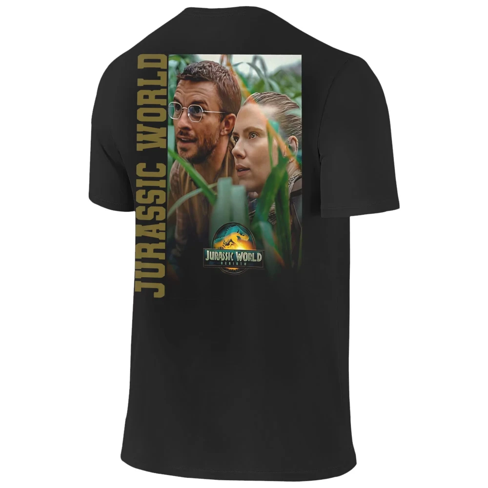 الجدة العالم الجوراسي ولادة جديدة قادم 2025 مطبوعة تي شيرت الرجال النساء القطن الخالص تي شيرت الصيف المتضخم للجنسين الملابس #4