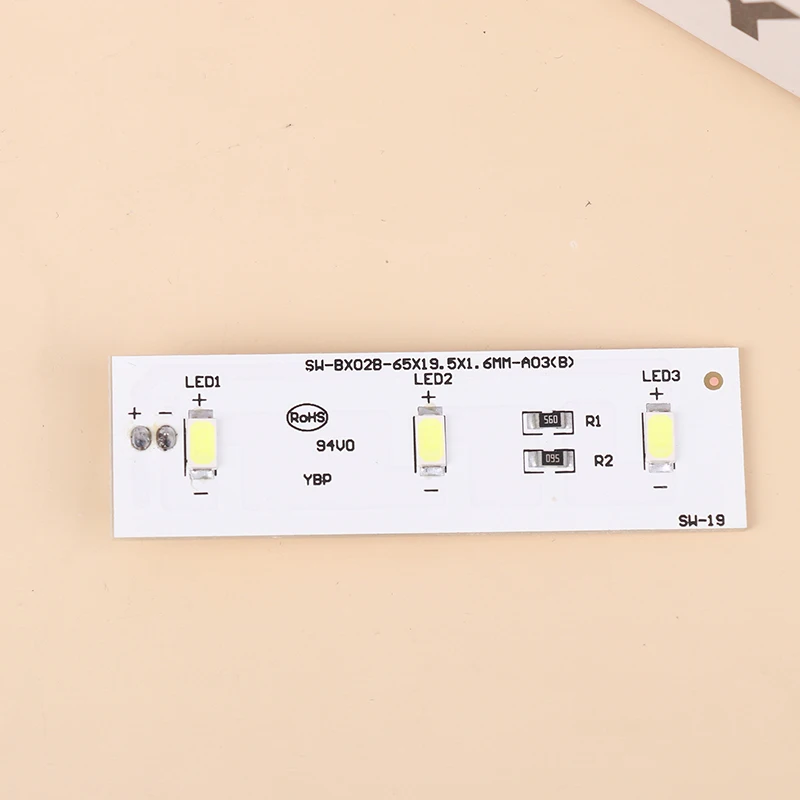 1pc LED Light Strip SW-BX02B 12V Refrigeration Light LED Light Board Light Strip For Refrigerator Home Replacement Repair Parts