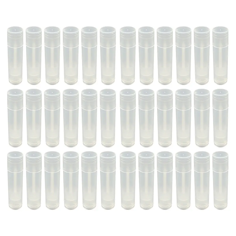 

60pcs Clear Lipstick Tubes Empty Containers for DIY Gloss Reusable Travel Size Practical Storage Solutions