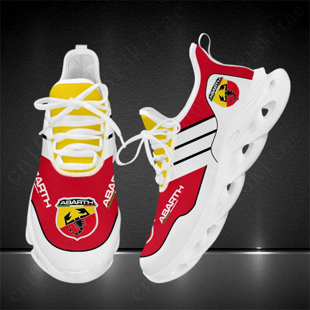 Abarth Men's Sneakers Unisex Shoes Lightweight Comfortable Male Sneakers Big Size Casual Original Tennis Sports Shoes For Men