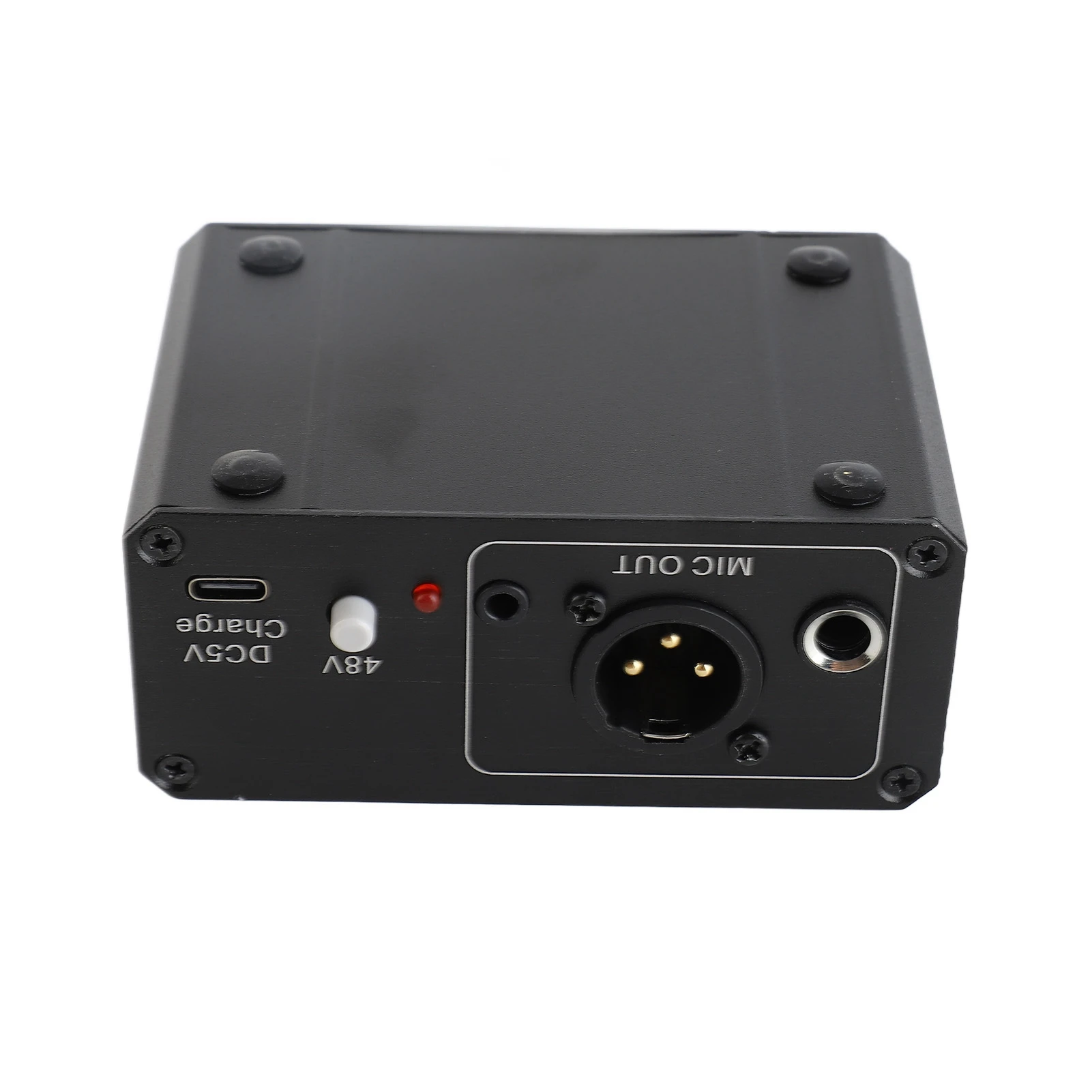 Portable Microphone Preamp High Gain 48V Phantom Power XLR Output Mic Preamplifier for Dynamic and Condenser Microphones Booster view 3
