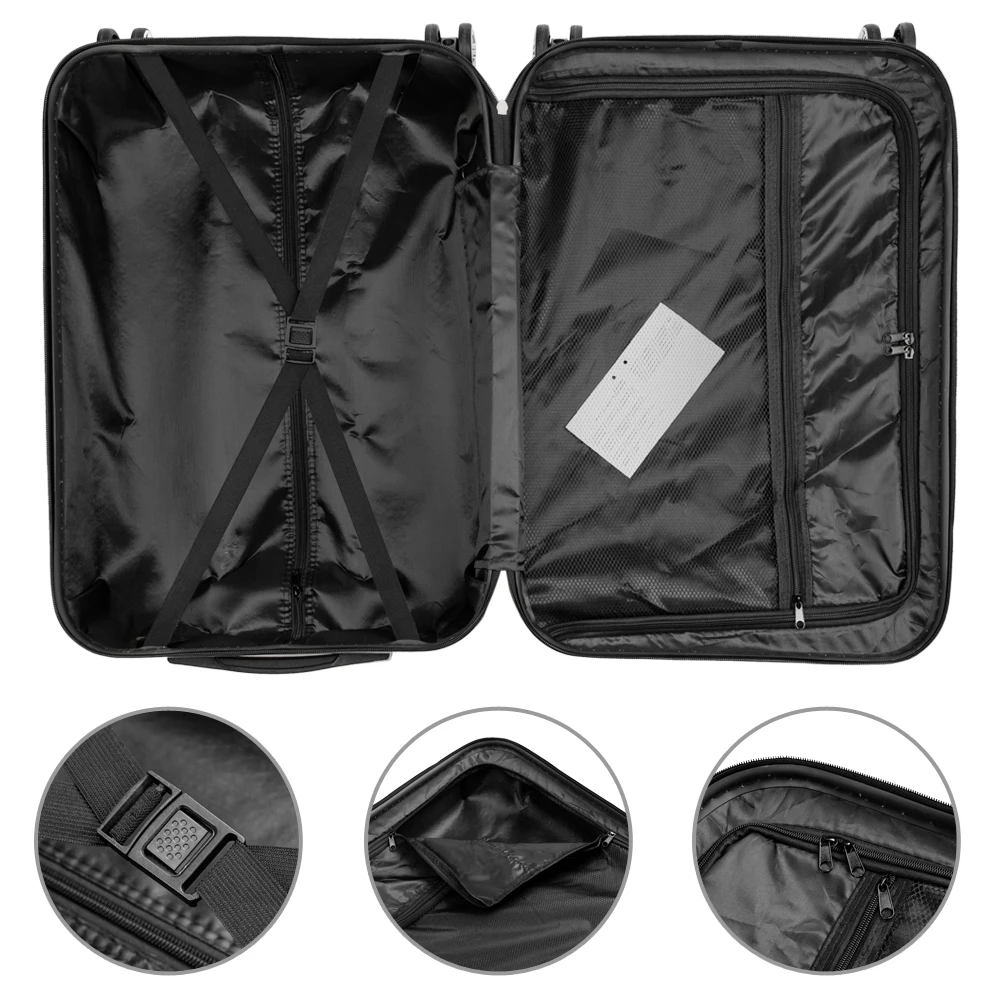 3 em 1 multifuncional grande capacidade de armazenamento de viagem mala conjunto de bagagem roxo bagagem de mão mala de grande capacidade