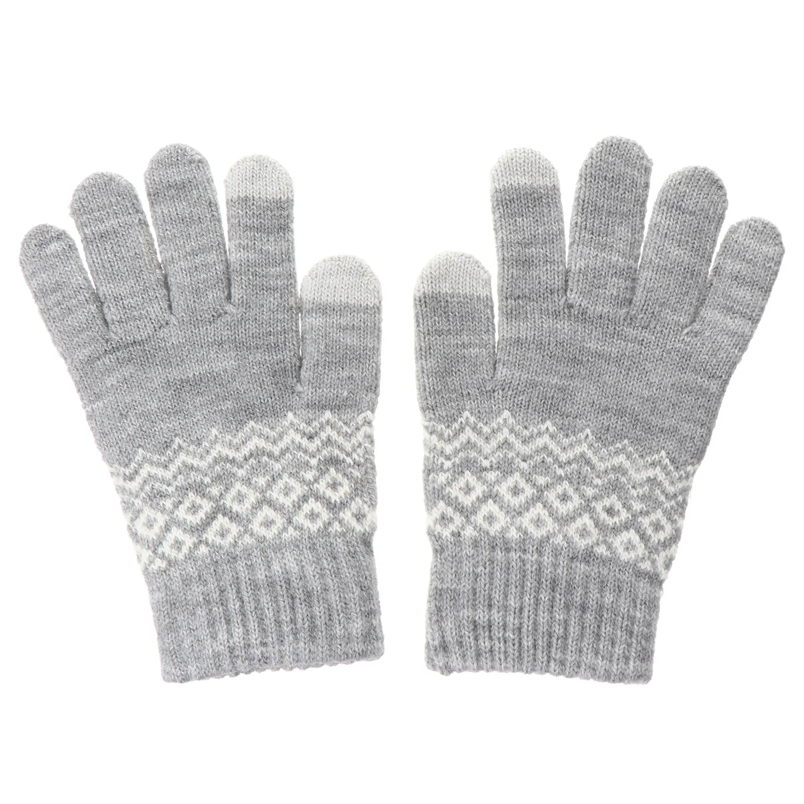 

1Pair Warm Touchscreen Gloves Thickened Winter Knitted for Unisex Men Women Breathable Anti-Skid Insulated Windproof Riding