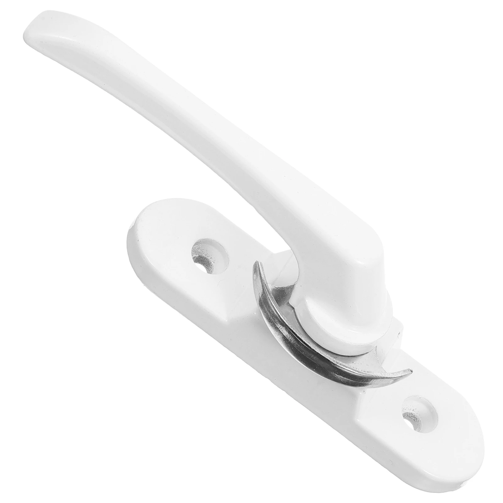 

Crescent Window Lock Sash White Sliding Aluminum Alloy Security Child Proof Vertical Horizontal Replacement Parts