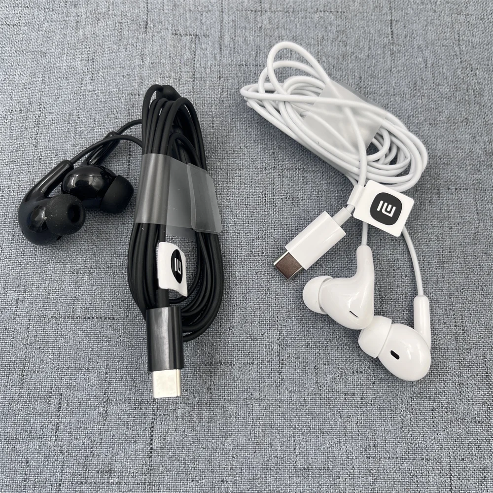 الأصلي Xiaomi Mi الألعاب الموسيقى نوع C سماعات أذن سلكية داخل الأذن سماعات أذن رياضية مع ميكروفون سماعات أذن استريو