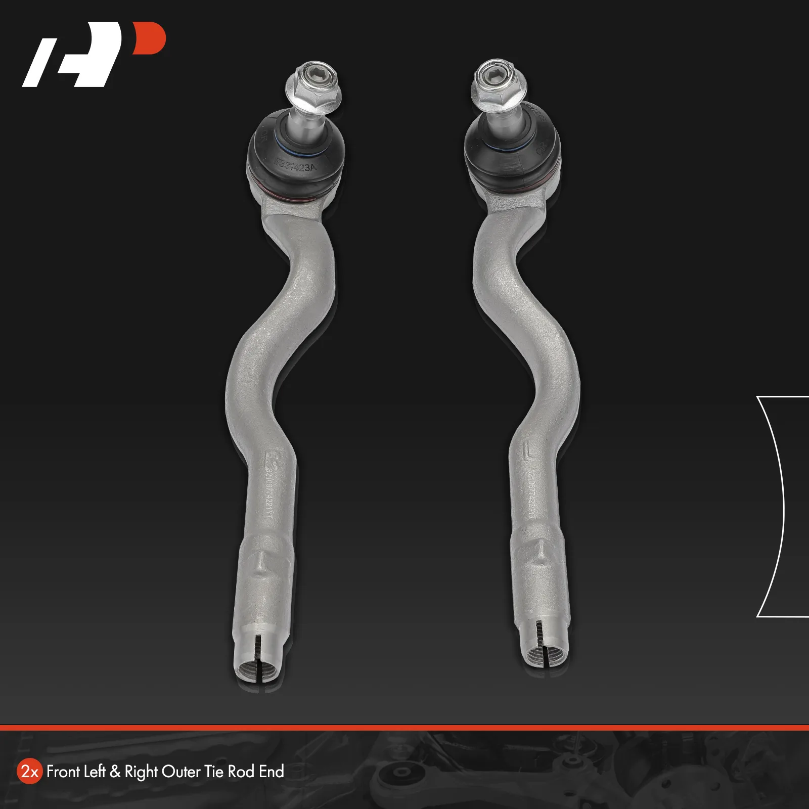 A-Premium 2x Left & Right Outer Side Tie Rod End for BMW 320i 325i 330i 2001-2005 323i 328i 1999-2000 323Ci 2000 325Ci 2001-2006