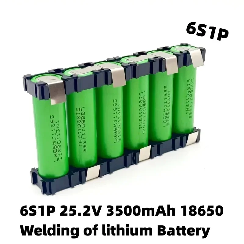 2S1P 3S2P 4S1P~5S2P 6S2P MJ1 18650 battery pack custom MJ1 18650 battery welding 3500mAh / 7000mah battery pack 7.4V to 25.2v