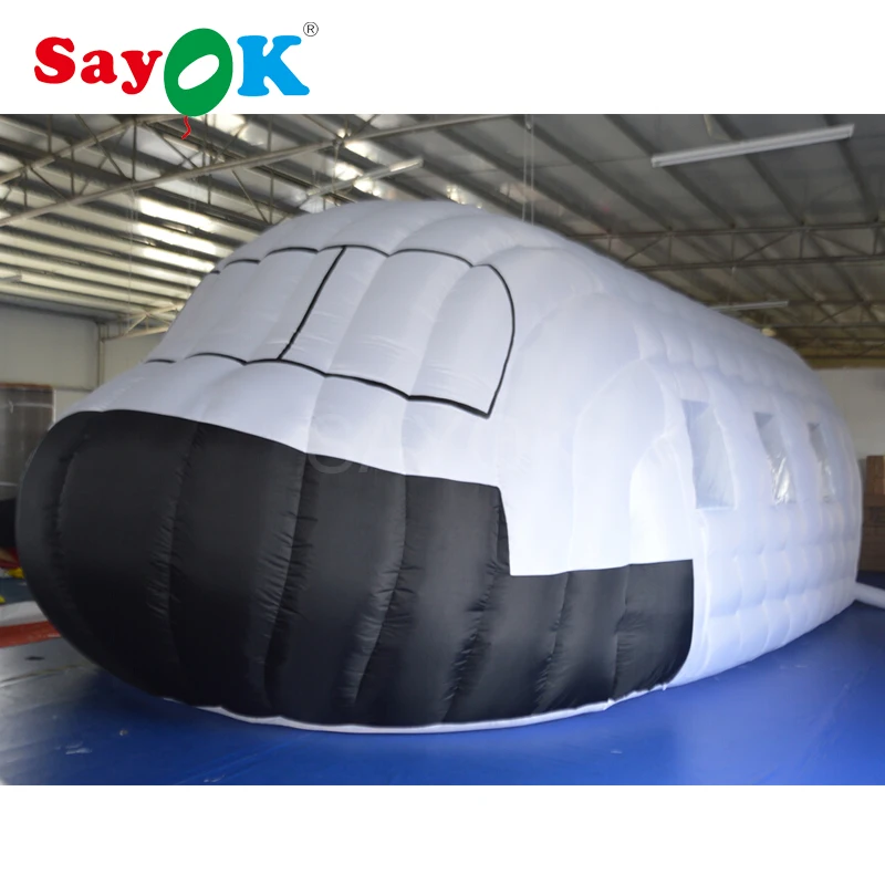 2018 New Design Airplane Shape Tunnel Tent Inflatable Entrance Tunnel Inflatable Event Tent For Sale