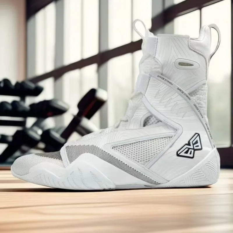 Luxury Brand Wrestling Shoes Mesh Breathable Boxing Shoes Anti-Slippery Fighting Shoes Good Quality Gym Training Shoe For Men