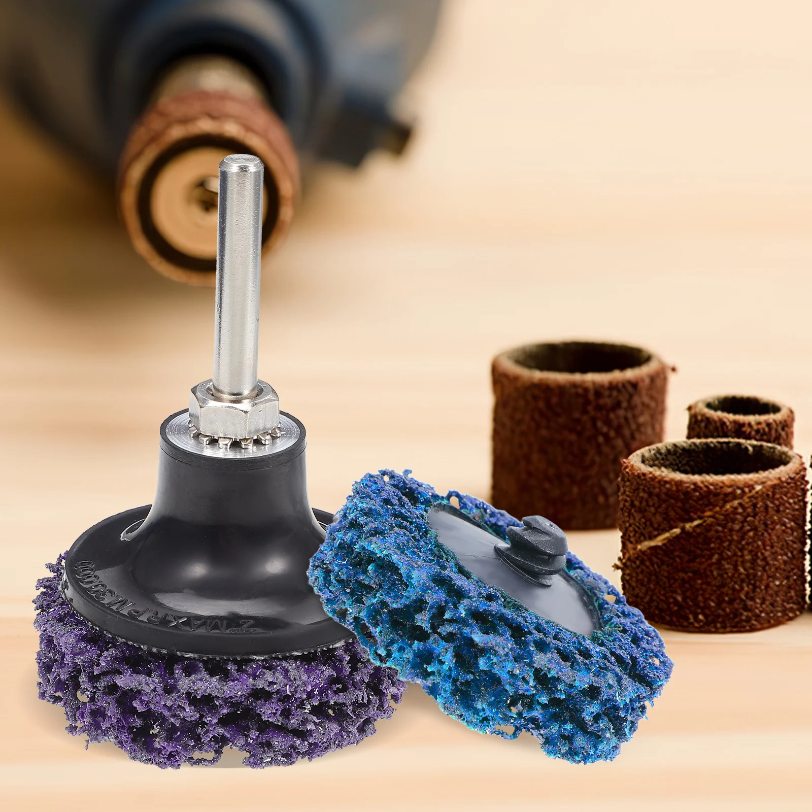 1 مجموعة أقراص الشريط عجلات تجريد النايلون لمطاحن الزوايا تطبيقات متعددة الاستخدامات في أقراص الصنفرة البناء للسيارات