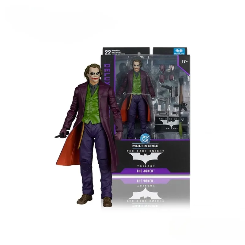 

Special Offer Dark Knight 7in-Joker Action Figure Dc Theatrical Deluxe Mol Doll DC Multiverse Garage KitFigure Fre
