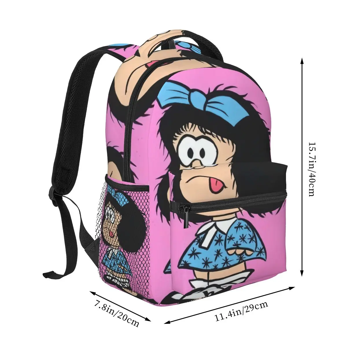 Mafalda Backpack for Girls Boys Travel RucksackBackpacks for Teenage school bag