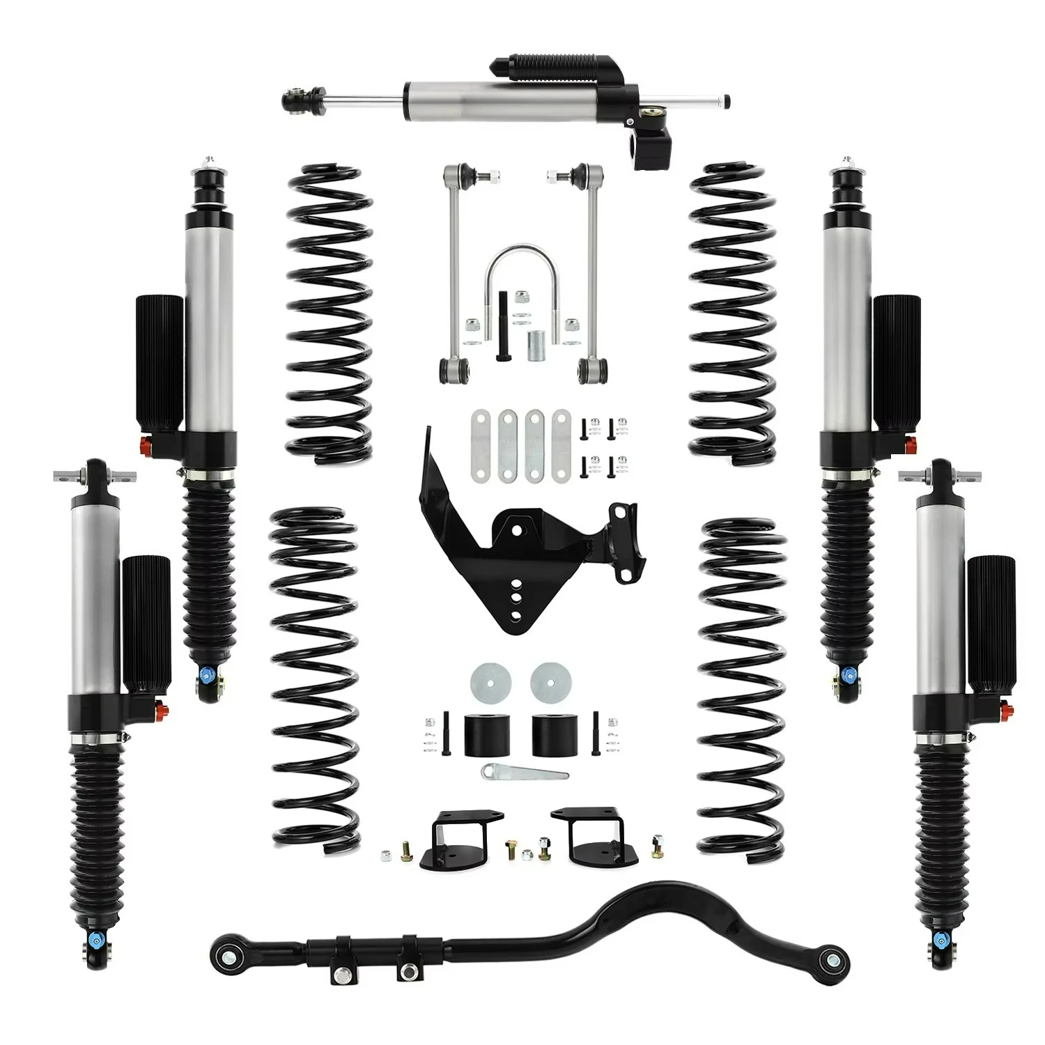 4x4 Offroad Shock Absorber Coilover Suspension Coil Spring 2.5