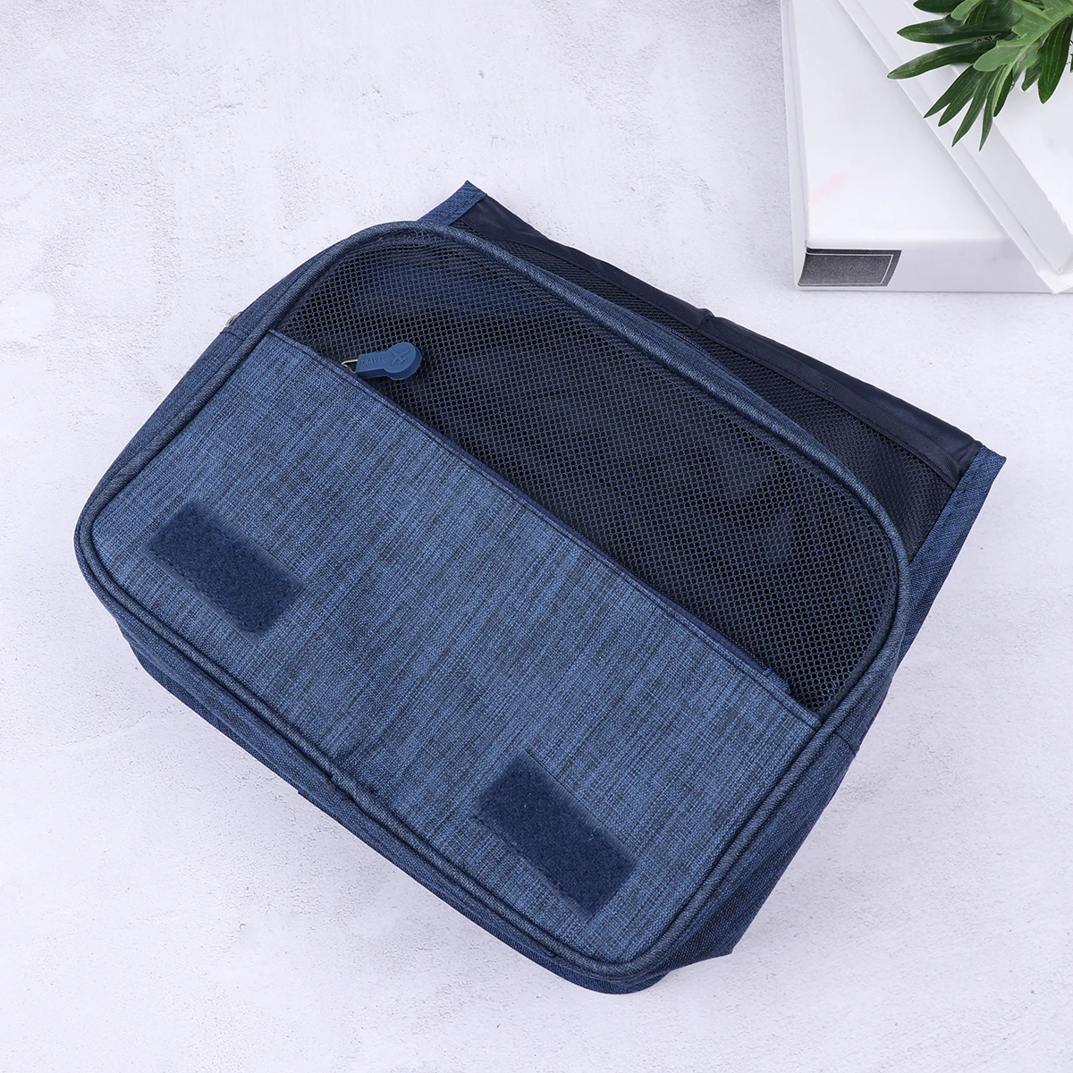 

1pc Waterproof Portable Bag Large Capacity Makeup Storage Pouch For Travel Toiletries Organizer Hook Type Bag Chic