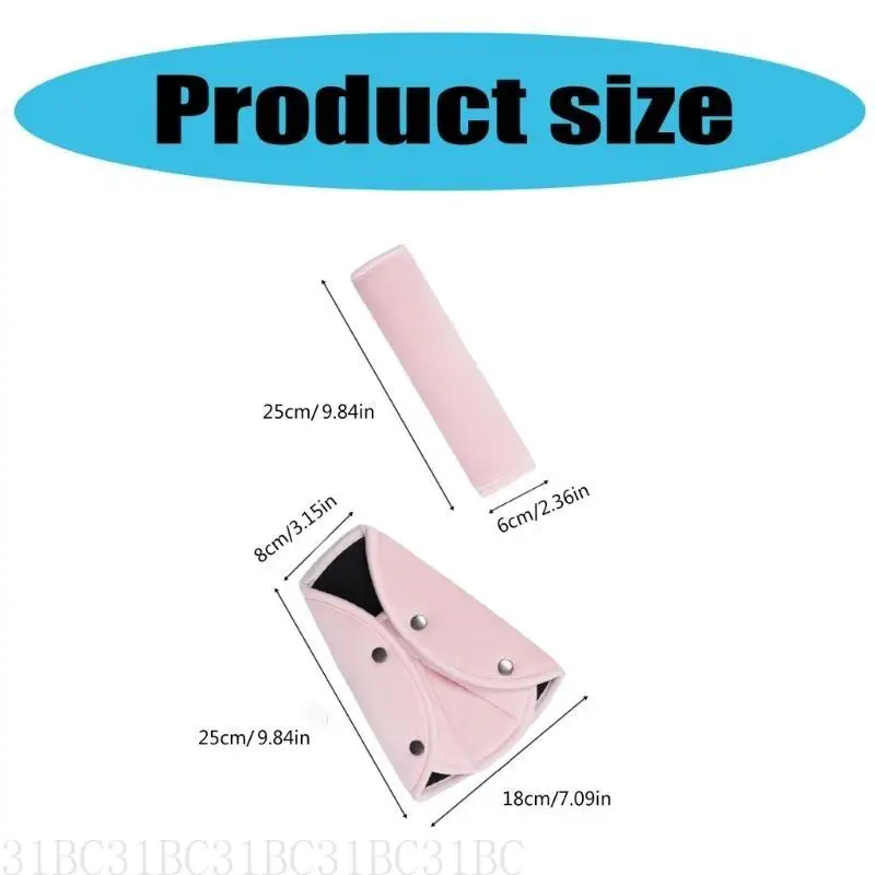 Child Friendly Safety Belt Cover Offer Breathable Comfort and Easy Installation Suitable for Everyday Use Daily Commutes