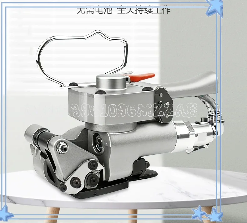 Directly From The Manufacturer A19/25 Pneumatic Baler Plastic Steel Belt Hot Melt Buckle Free Semi-automatic Binding Machine