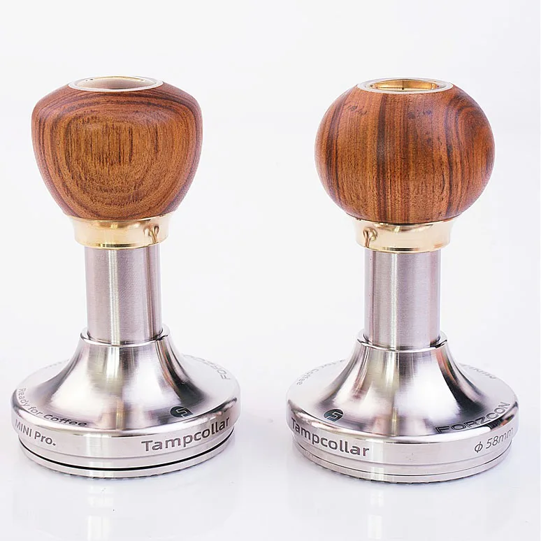 Mini pro coffee tamper Coffee Distributor with 4 replaceable stainless steel base