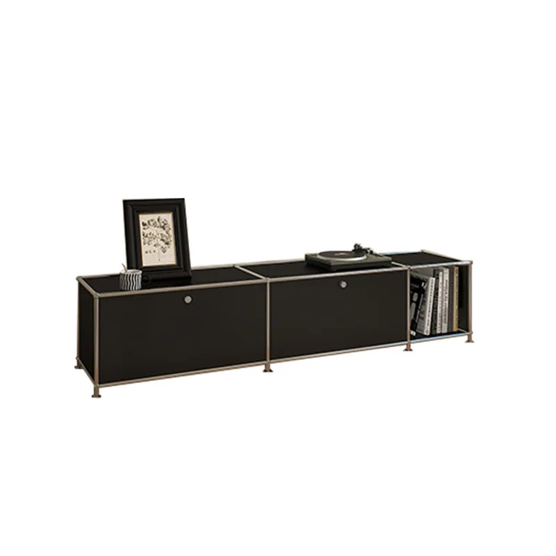 

TV Cabinet Module Stainless Steel Module Combination Cabinet Household Living Room Storage Storage Cabinet