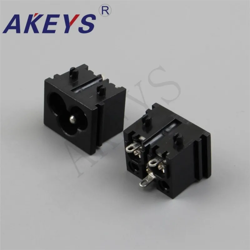 10 PCS AC-031D eight character socket type switch AC power socket switch With 2 fixed feet