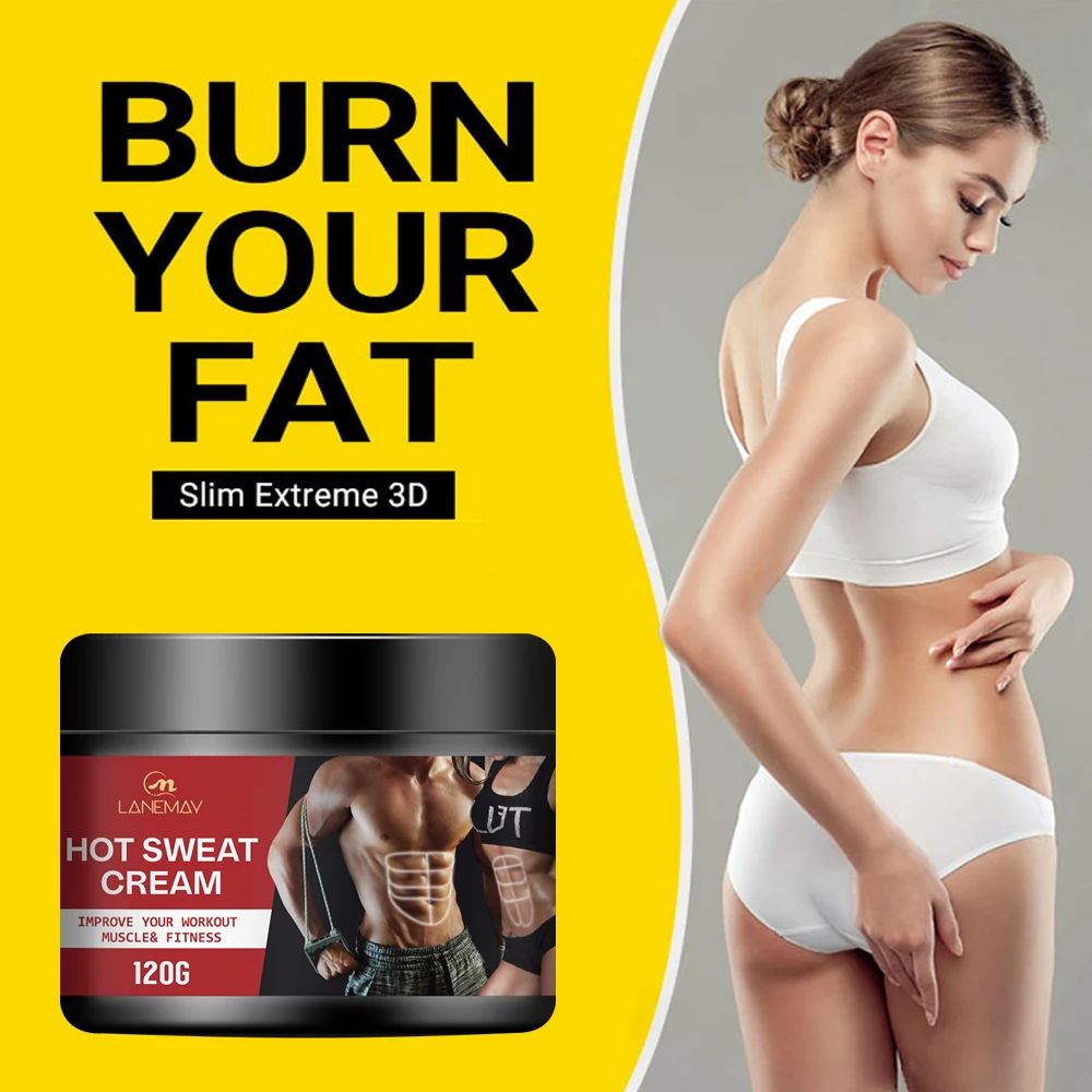

Abdominal Massage Cream Hot Weight Loss Reduce Cellulite Fat Burning Strengthen Tightening Deep Tissue Men Body Muscle Cream