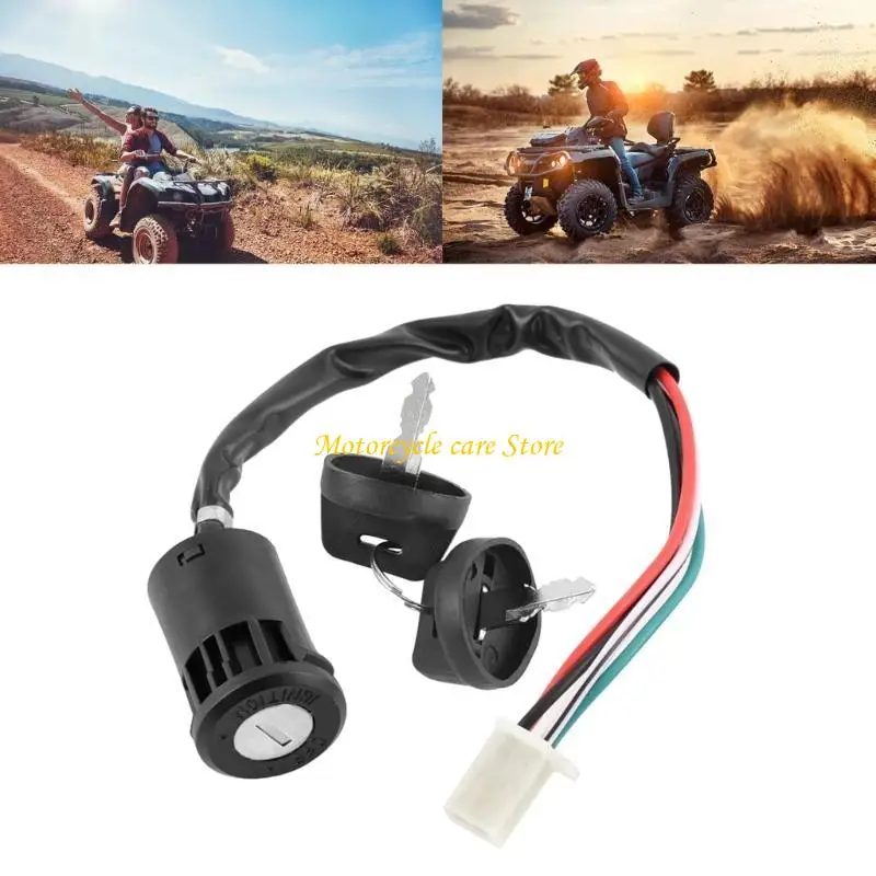 

U75F Ключ зажигания для ATV Go Kart Мопед Go Kart Электрический мотоцикл Внедорожник