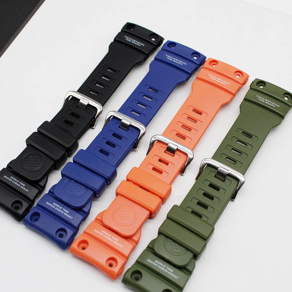 Correa de reloj para GN1000 GN-1000, correa de reloj de resina suave con hebilla, correa impermeable