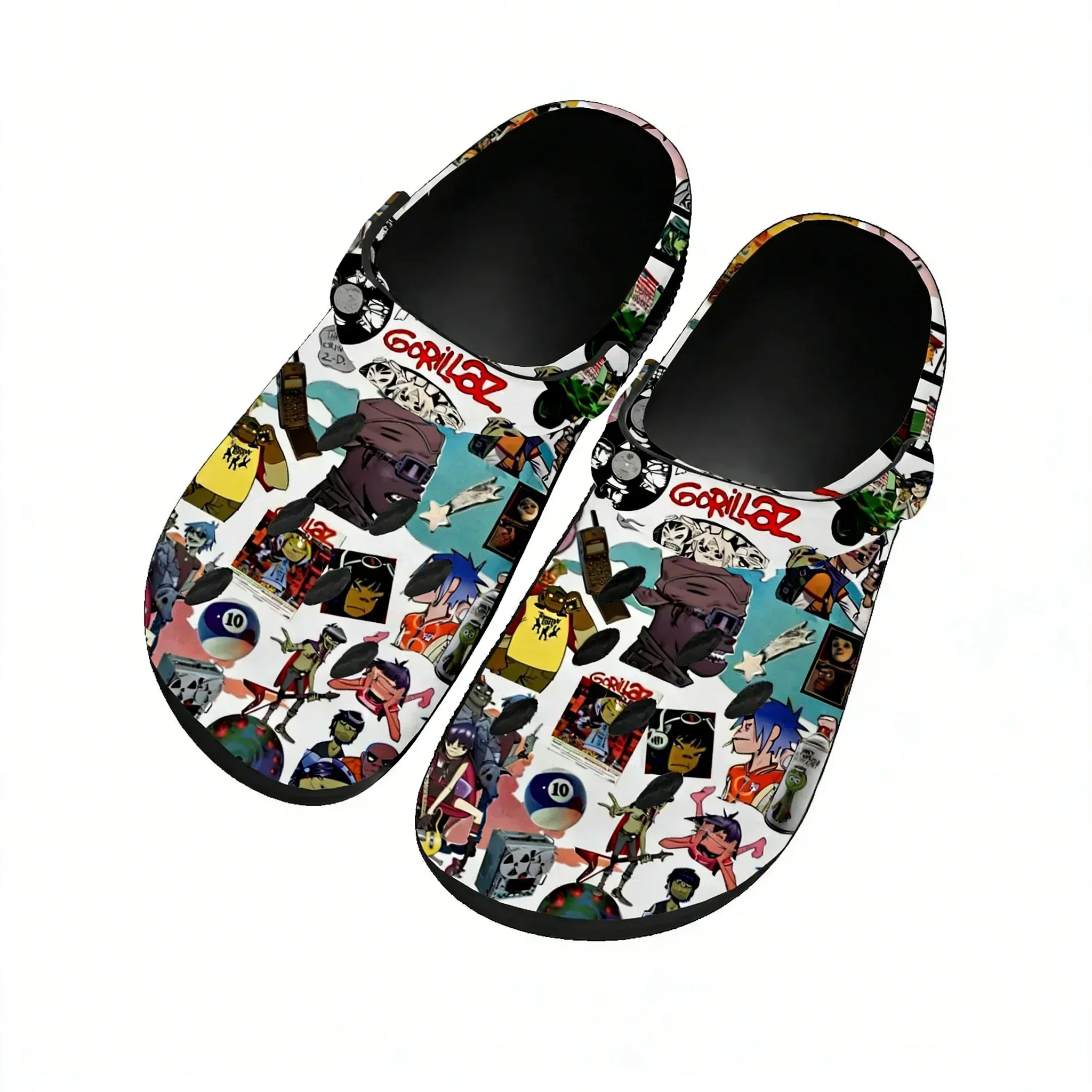

G-Gorillazs Home Custom Sandals Women Teenager Fashion Water Shoe Rock Band Garden Breathable Comfort Beach Hole Slippers