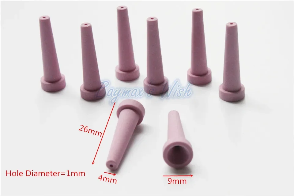 8pcs Ceramic Sandblasting Machine Blaster Pressure Tip Nozzle For Dental Lab