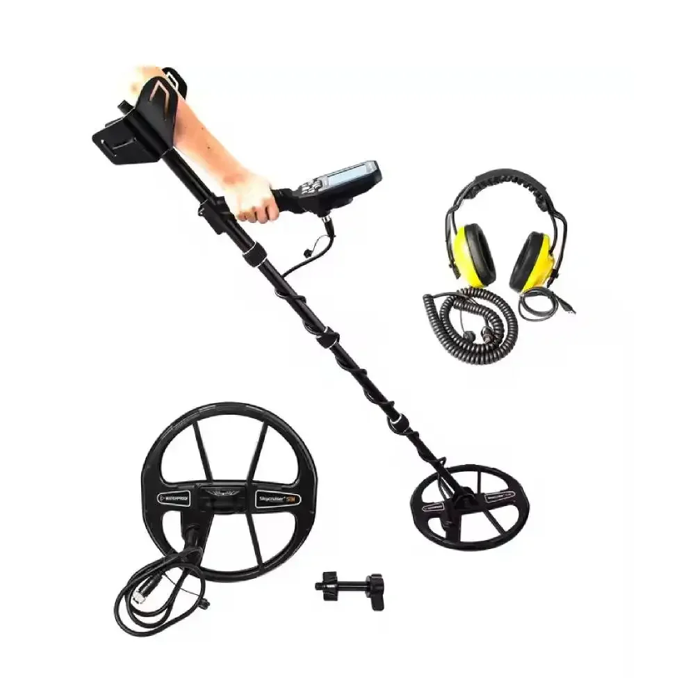 المهنية S31 القرص للكشف عن المعادن 5 متر عمق مقاوم للماء بالكامل الذهب التنقيب معرف دقيق الشاطئ هنتر VLF-IB